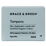 Non Applicator Tampons Super Plus : Naturisimo.com