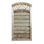 Arched Ashwell Lattice Top Gate - David Musson Fencing