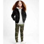 Army Green Logo Embroidery Fleece Joggers : Gap Italia
