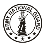 Army National Guard Black & White Decal - Military Graphics