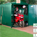 Asgard Secure Motorbike Garage | Shedstore.co.uk