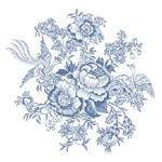 Asiatic Pheasants Greeting Card : Burleigh