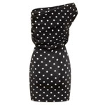 Asymmetric Polka Dot Mini Dress | Di Sabatino Abbigliamento