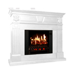 Athena Large White Electric Fireplace - MagikFlame