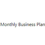 Monthly Business Plan