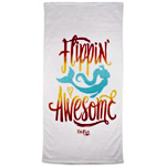 Flippin Awesome Beach Towel | Finfunmermaid.com