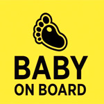 Baby On Board Magnets : MagnetsOnTheCheap