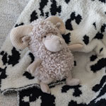 Baby's Cow Print Toddler Blanket , Sunset Snuggles