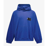 Balenciaga Blue Gaffer Logo Large Hoodie : Zoofashions