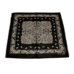Bandana Black Floral Cashmere | Tissus-de-reve.fr Bandana Black Floral Cashmere | Tissus-de-reve.fr
