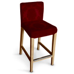 Henriksdal Bar Stool Cover Short : Dekoria.pl