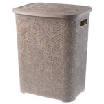 Basket With Lid For Clothes- Kadax