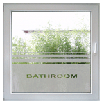 Bathroom Window Decal - Create And Wall