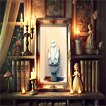 Baymax On Toilet Bathroom Art Print - AmourPrint