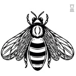 Bee Semi Permanent Tattoo : Temporarytattoos.com