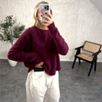 Beetroot Sweater Brown - DollyGlamShop