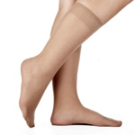 Beige 3 4 Socks : Tanara