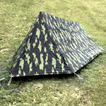 Belgium OD 2 Man Tent W Camo Cover - Atlanta Cutlery