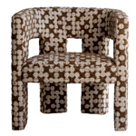 Bella Armchair Weave Brown - Urbanroad