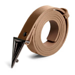 Belt in Beige Leather | Dakota