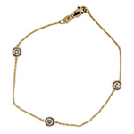 Bezel Diamond Bracelet : 25Karats