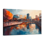 Birmingham Futurism Canvas -Home Art Haven 