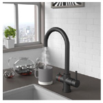 Black 3 In 1 Boiling Water Tap Pronto Vesta | Appliancesdirect.co.uk