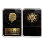 Black And Gold Trump Coin - ProudPatriots