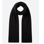 Black Cashmere Scarf Millenero | Misciano