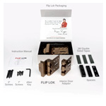Black Inward Lock : Fliplok