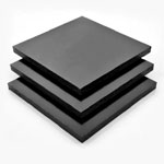 Black Polypropylene Sheet , Cut Plastic Sheeting