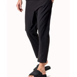 Black Seersucker Trousers : Sedley