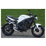 Black Sport Exhaust Bike - Abe Motorradzubehoer