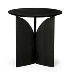 Black Teak Side Table | Oroa