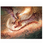 Blast Furnace Hellkite Print - Original Magic Art