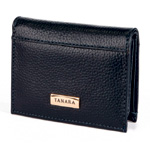 Blue Leather Card Holder - Tanara
