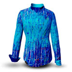 BLUE Women Blouses Shirt - Germens 