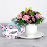 Blushing Birthday : Flowercard
