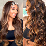 Body Wave Headband Human Hair Wigs | Lumierehairs