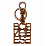 Bourbonnaise Lettering Keychain - Gbshoponline