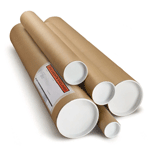 Brown Cardboard Postal Tubes , Rajapack.co.uk