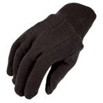 Brown Jersey Gloves | Packagingsuppliesbymail.com