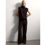 Brown Wool Blend Roll Neck Sweater | Stefanel Brown Wool Blend Roll Neck Sweater | Stefanel