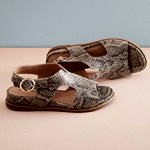 Buckle Trim Sandal - Damart