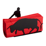Bull And Matadore Napkin Holder | DesignMyWorld