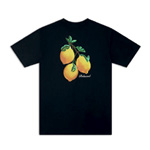 Capri Lemon Tee Navy | The Real Relaxed