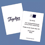 Card With Personal Text - Tegeltjes