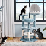Cat Tree Multi-Level Cat Tower - Yaheetech.shop