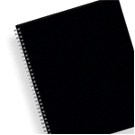Charcoal Lined Notebook Professional Notes : BlueSky