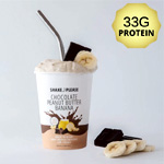 Chocolate PB Banana Smoothie - Shakeplease.com